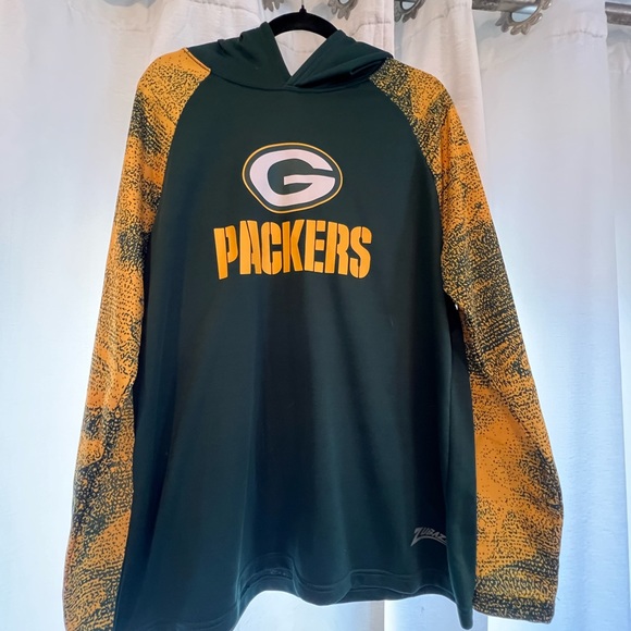 Green Bay Packers dri-fit hooded sweatshirt. - Picture 2 of 4